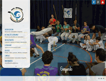 Tablet Screenshot of gingando-capoeira-lyon.com